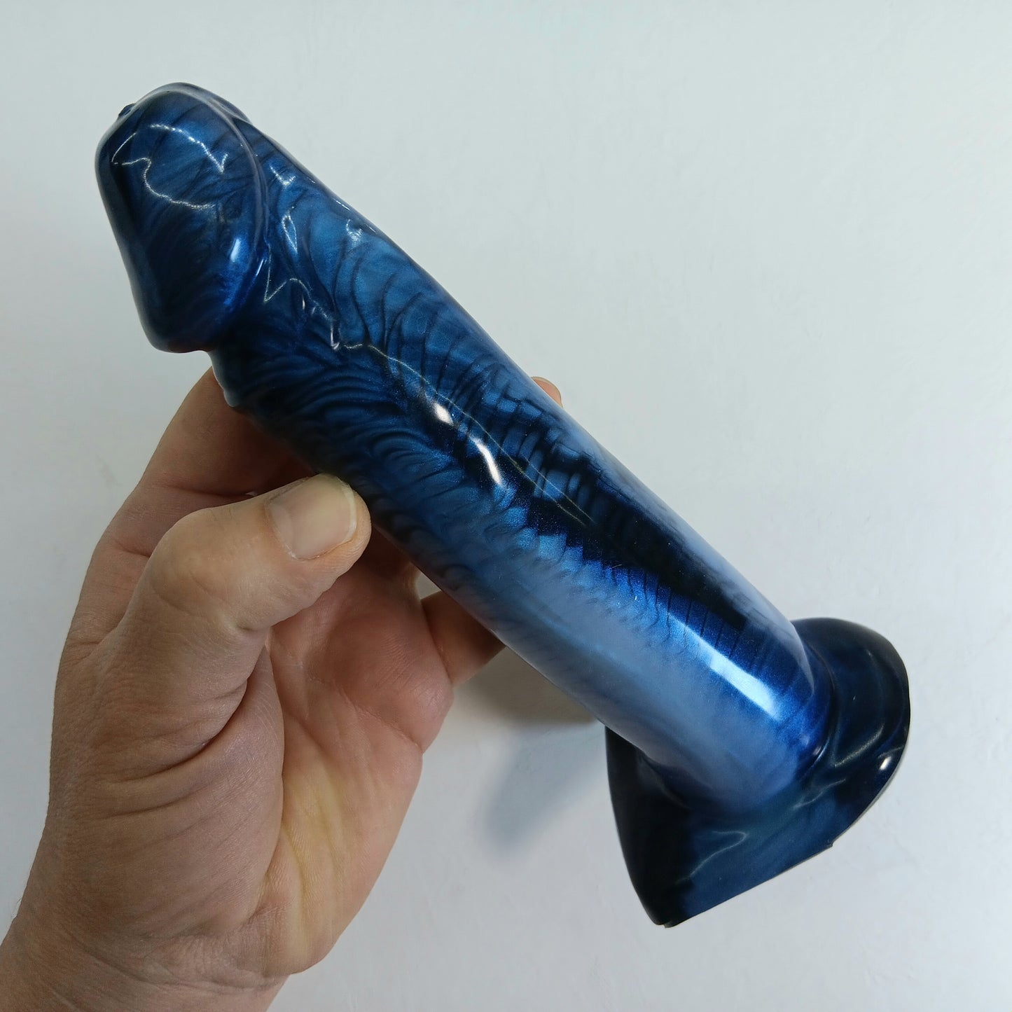 Blue Black Shimmer -High Gloss- B.J. Suction
