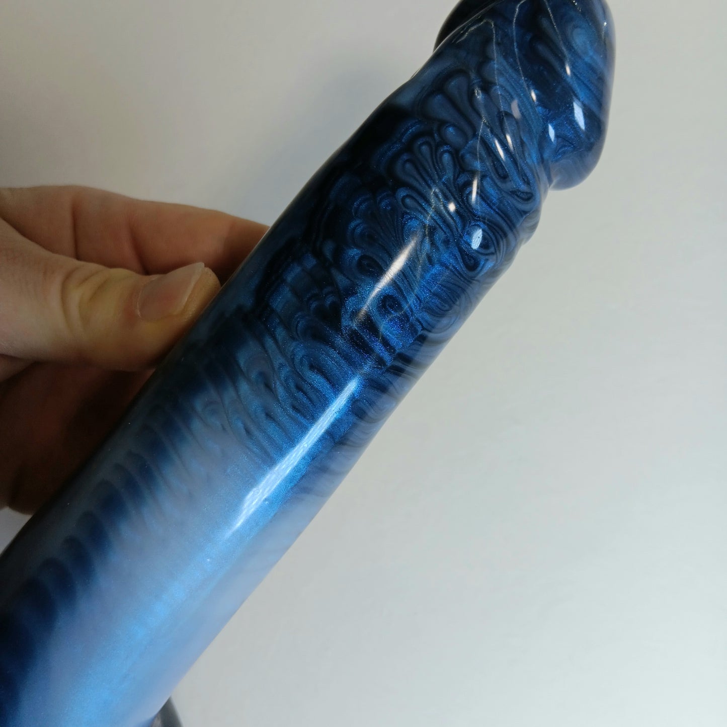Blue Black Shimmer -High Gloss- B.J. Suction