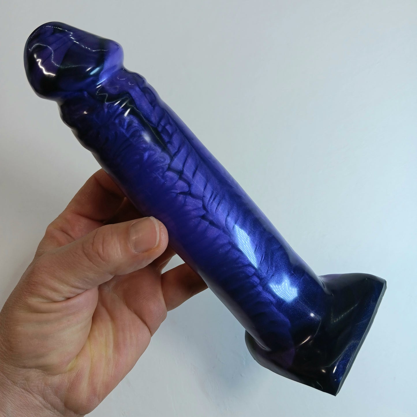 Purple Shimmer and Black -High Gloss- B.J. Suction