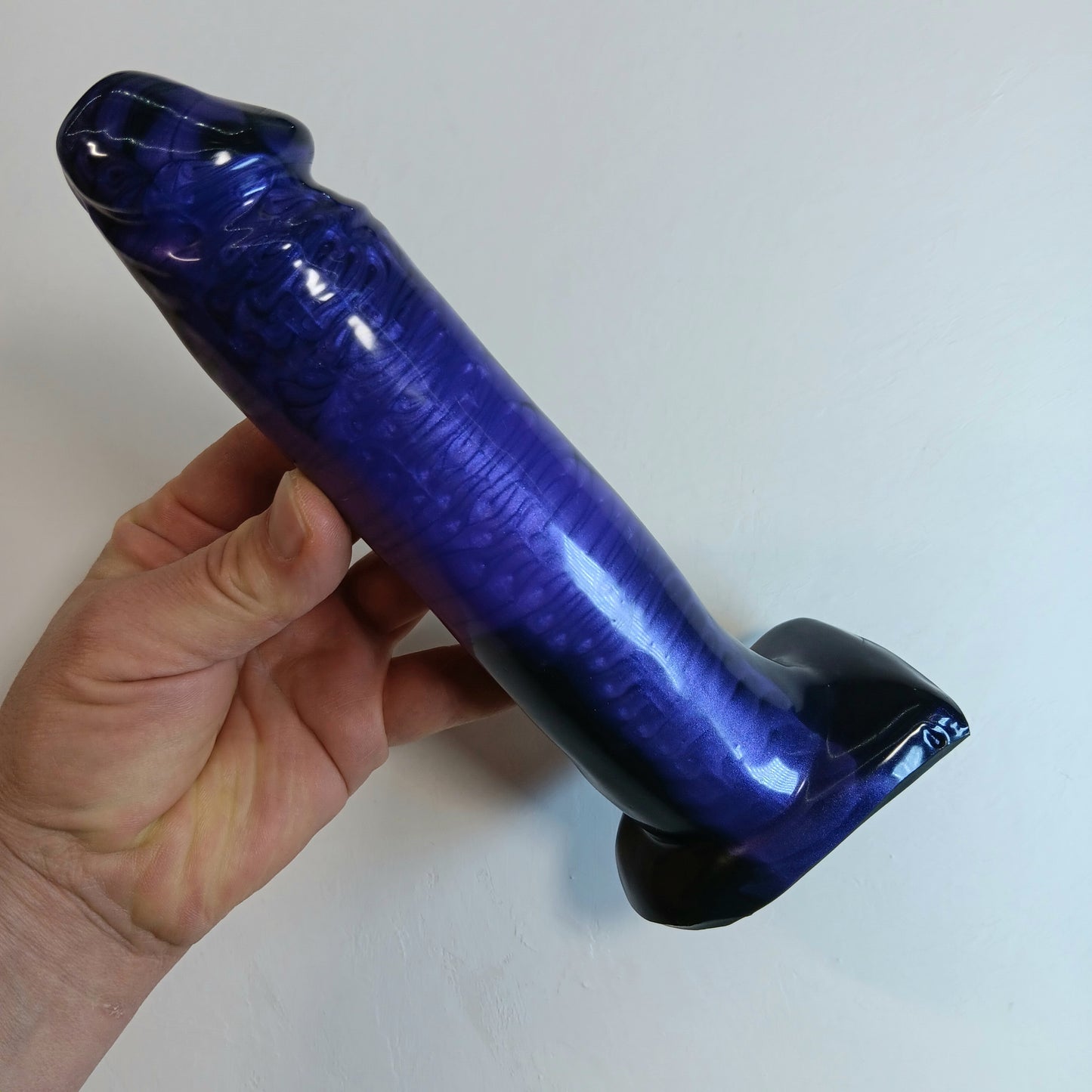 Purple Shimmer and Black -High Gloss- B.J. Suction