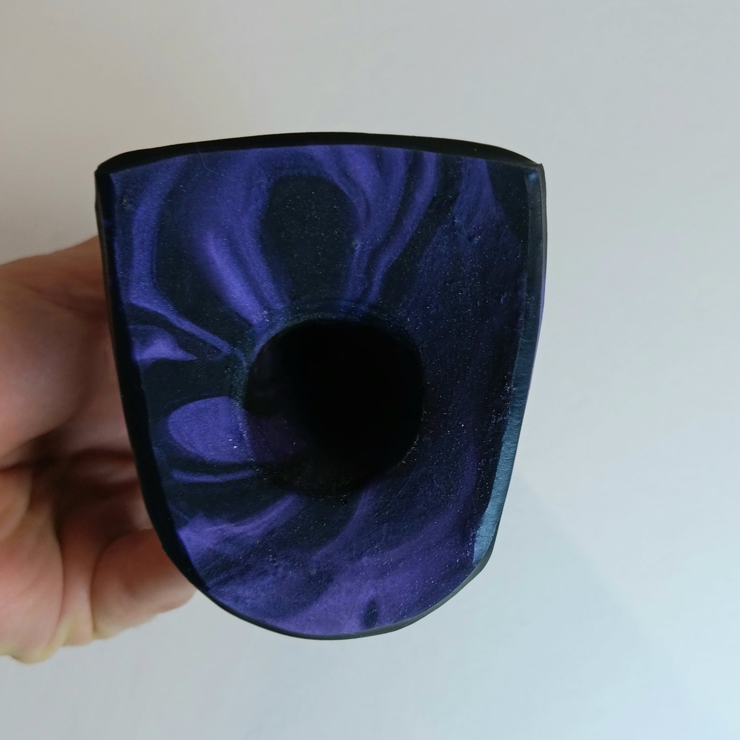 Purple Shimmer and Black -High Gloss- B.J. Suction