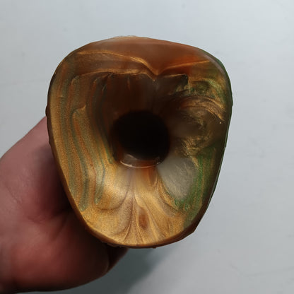 Green Gold Unique B.J. Suction Dildo