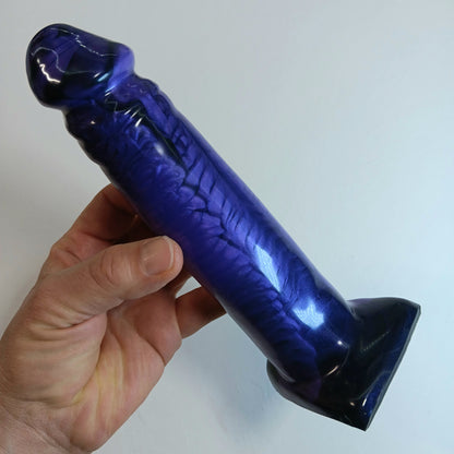 Purple Shimmer and Black -High Gloss- B.J. Suction