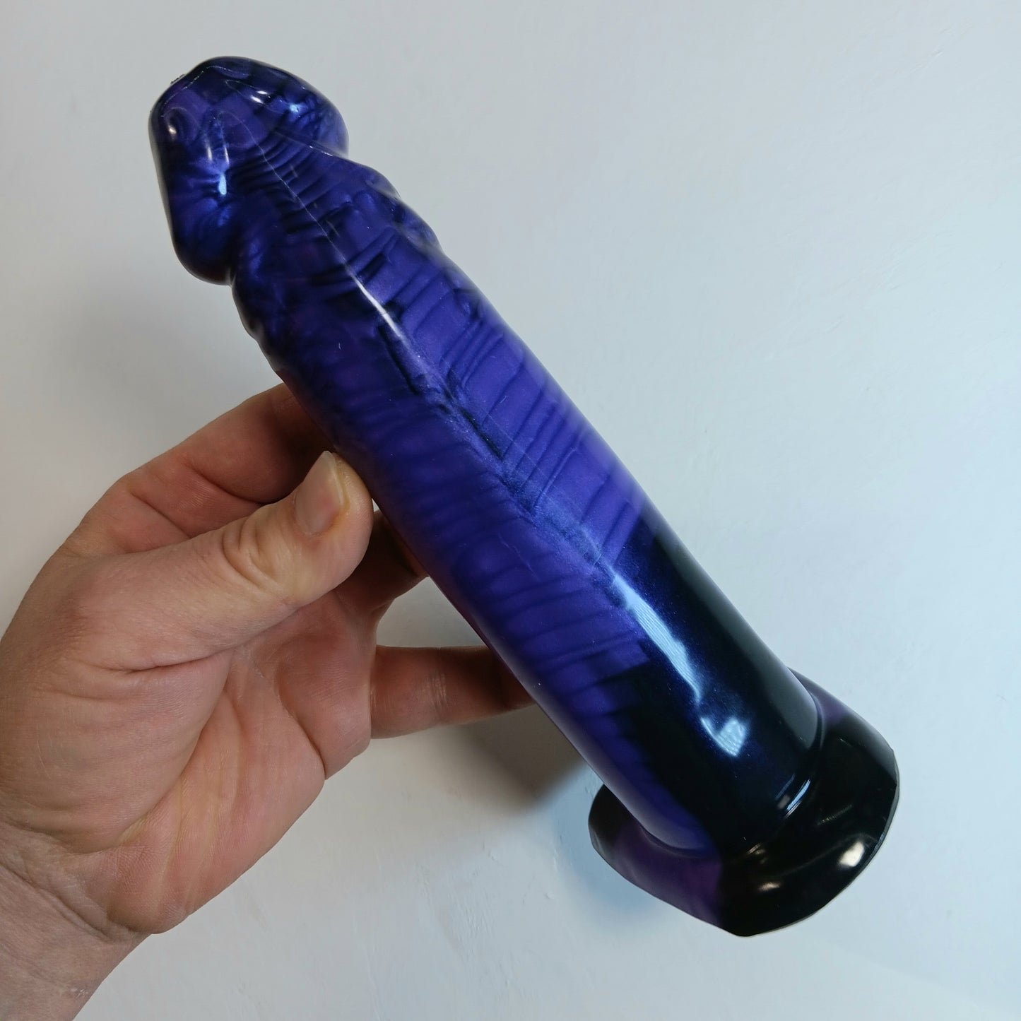 Purple Shimmer and Black -High Gloss- B.J. Suction