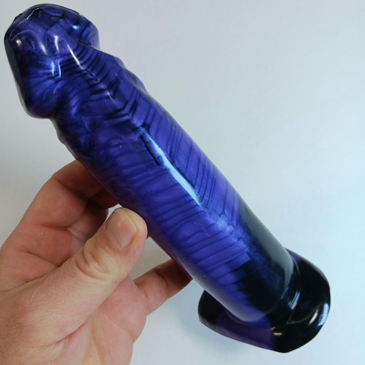 Purple Shimmer and Black -High Gloss- B.J. Suction
