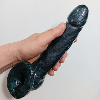 OMEN Upright Toy with Suction- Black, Green, Silver Glitter