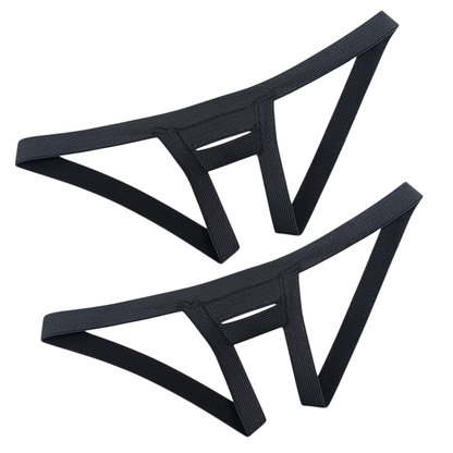 Two Slingshot Harnesses on a white background