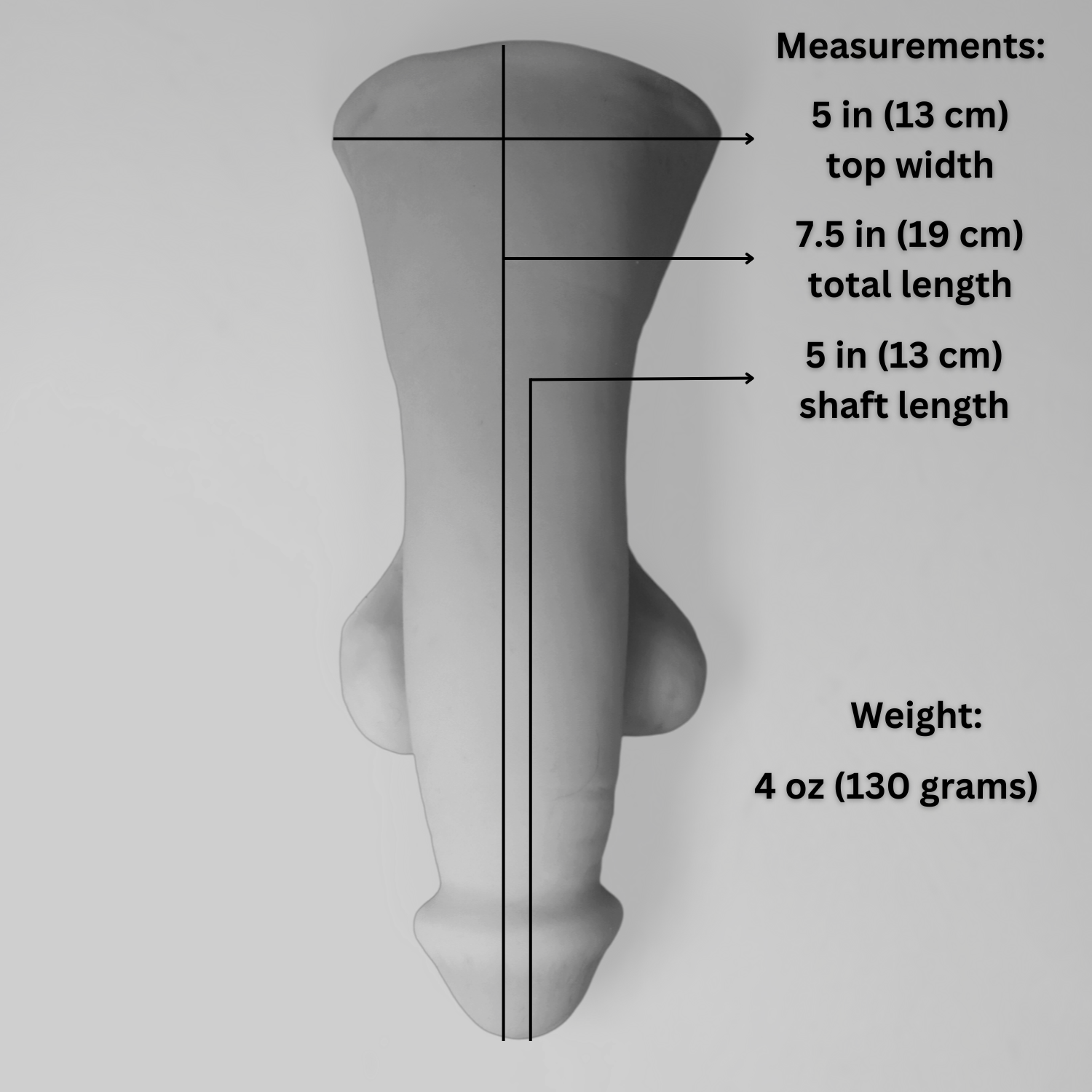 Image of 5 inch STP with measurements