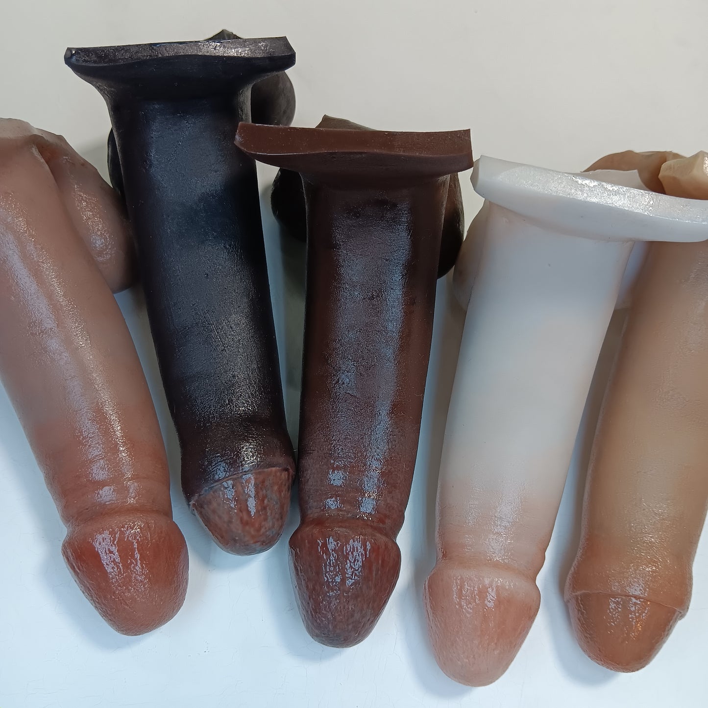 A small selection of 5 inch Action Toys showing color and texture across a selection of skin tones.
