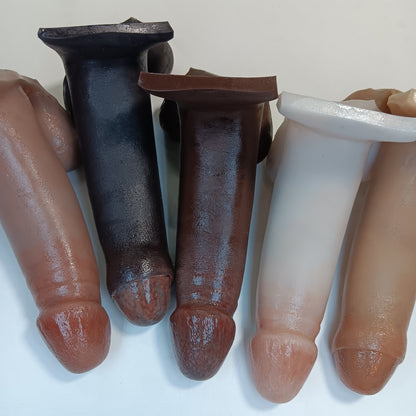 A small selection of 5 inch Action Toys showing color and texture across a selection of skin tones.