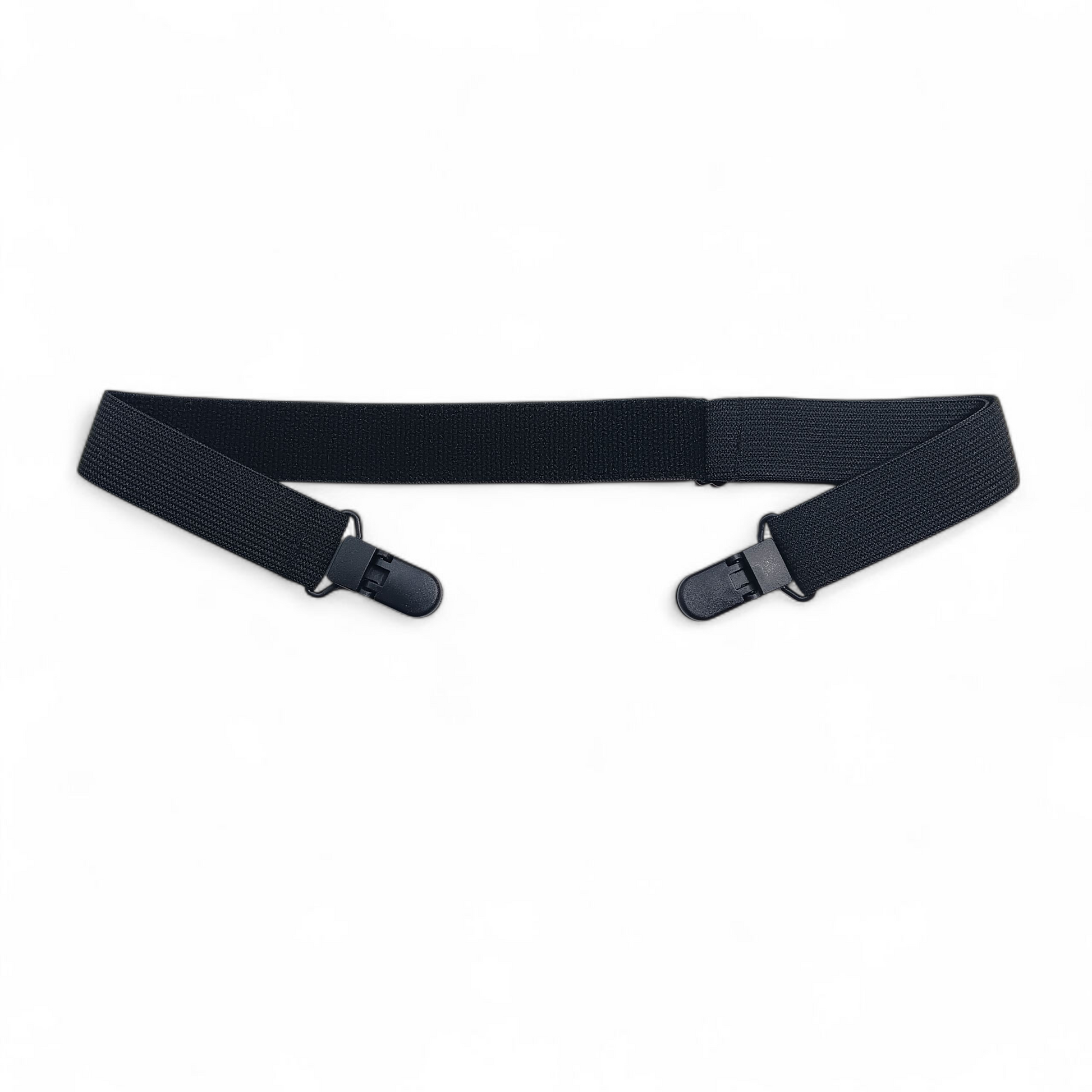 Black Adjustable Waistband Harness by Number One Laboratory on a white background.