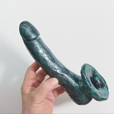 OMEN Upright Toy with Suction- Black, Green, Silver Glitter