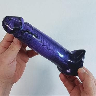 Purple Shimmer and Black -High Gloss- B.J. Suction