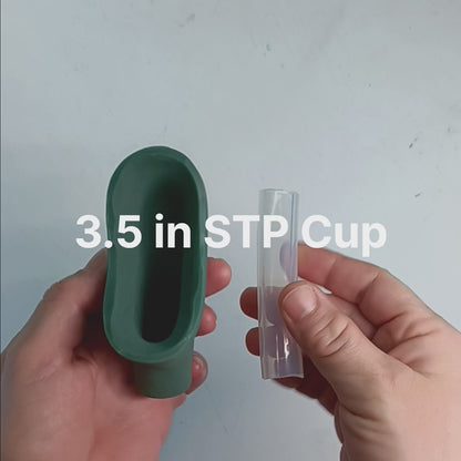 Short video showing the 3.5 inch STP Cup and tube