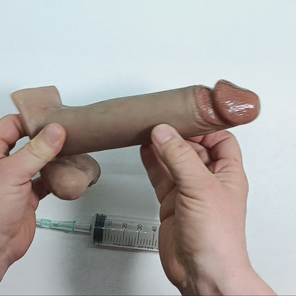Video Showing the 7 inch BJEJ and syringe action.   Shows how the syringe and tube are inserted into the suction base.